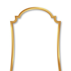 Gold Mosque Islamic Frame
