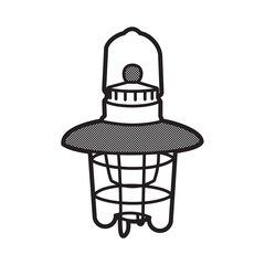 black and white images of old hanging lamps