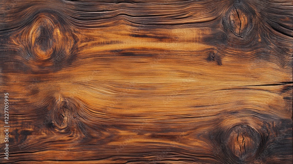 Poster Rustic Aged Wooden Texture Surface with Unique Grain Patterns Ideal as Background for Home Decor or Vintage Themed Design Projects