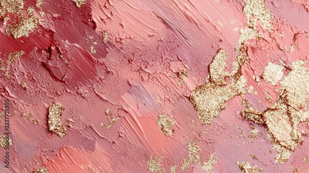 Poster elegant rose gold glitter paint texture creating a luxurious and artistic background for design and 