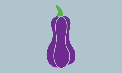 A simple eggplant art vector illustration A simple, eggplant, art, vector, illustration cut out, no people, outline, simplicity, vegetable, art, eggplant, freshness, healthy eating, illustration, symb
