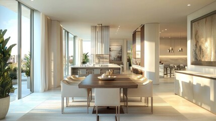 Luxury Penthouse Apartment, Modern Design and Breathtaking City Views