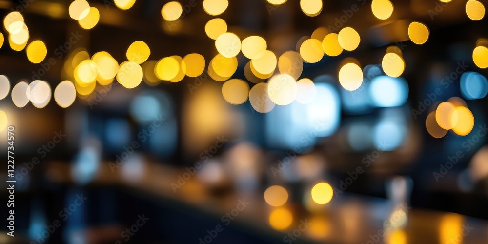 Aufkleber sophisticated gold and black bokeh background creating an elegant atmosphere with ample space for te