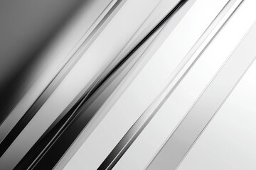 Obraz premium Reflections of light on sleek metallic surfaces in a modern interior setting showcasing elegance and simplicity. Generative AI