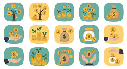 Obraz premium a tree that grows on money investment growth ideas