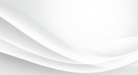 Obraz premium Milk white wave background Looks soft, like a swaying white cloth.