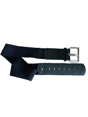 black belt on white background