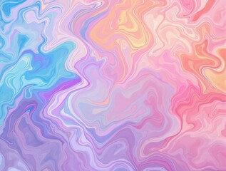 Pastel rainbow colors blended in a marbled effect on the background, soft, colorful