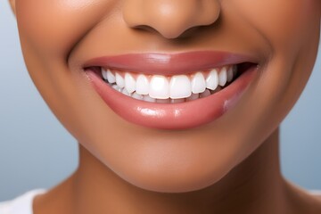 Obraz premium Beautiful Smile, Perfect White Teeth