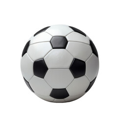 Fototapeta premium Realistic Soccer Ball Design for Sports Lovers Isolated on Transparent Background.