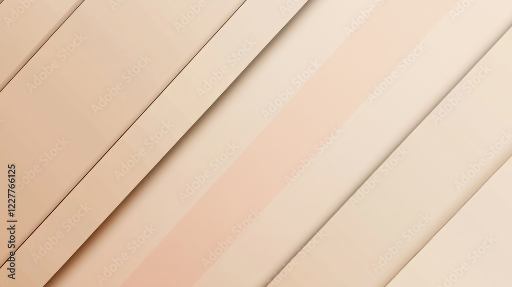 Poster Soft beige linear patterns create a soothing backdrop for various design applications in contemporary settings. Generative AI