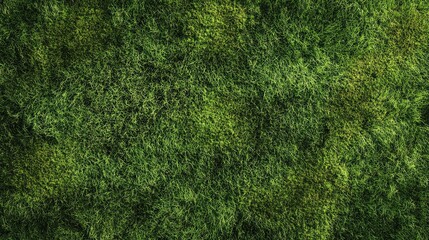 Mossy green grass field texture in ultra high definition ideal for gaming website backgrounds and wallpapers featuring empty text space