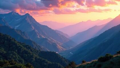 Delicate curtains of light undulating across mountains, Sky Colors, Natural Wonder, Northern Lights