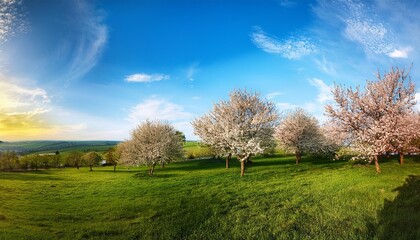 Obraz premium trees in the field