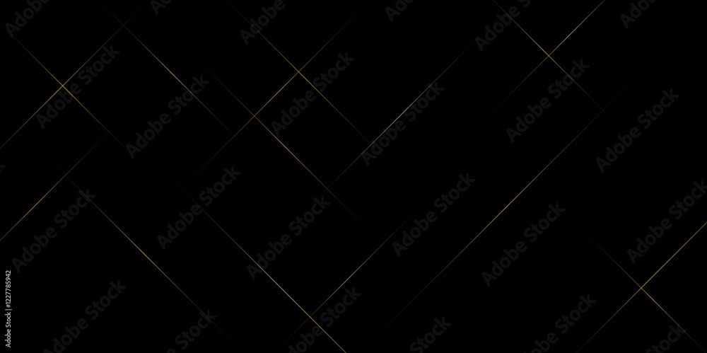 Poster golden and black vector futuristic tech glow and shining line and stripes simple modern background. Vector illustration for presentation design. Social media cover and web wide banner template.	