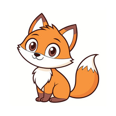 red fox cartoon