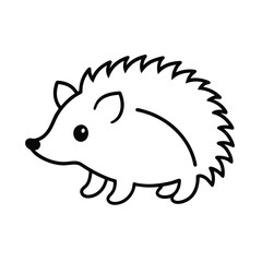 illustration of hedgehog