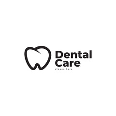 Dental creative idea logo wordmark. Dental Health, dental care and dental clinic. Logo for health, dentist and clinic.