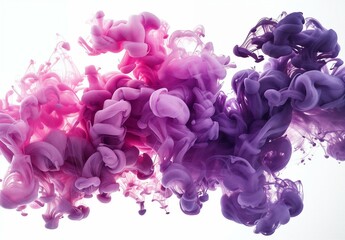 Flowing pink and purple colors blending in a mesmerizing display.