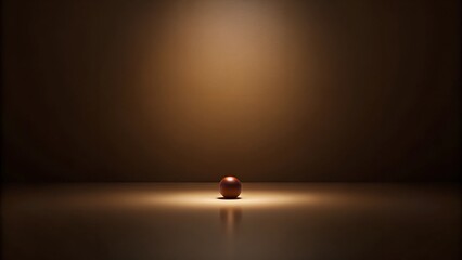 Single Chocolate Egg Spotlight Easter, Sweet Treat, Dark Brown, Delicious