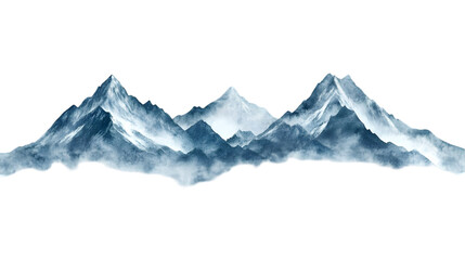 watercolor mountains png