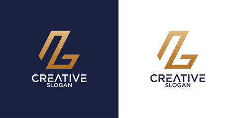 Letter L logo icon design template elements
