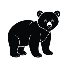vector illustration of a bear