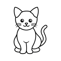 cat with a bow