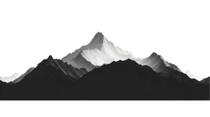 mountain range silhouette png