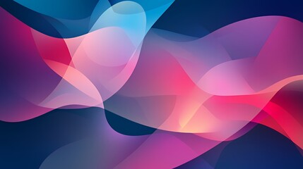 Abstract Pink Blue Purple Wave Design Background