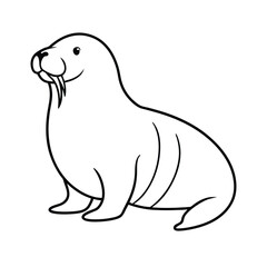 illustration of a polar bear