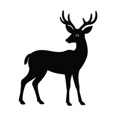 deer silhouette vector