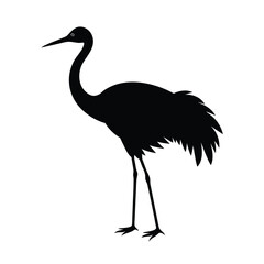 illustration of a crane