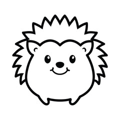 illustration of hedgehog