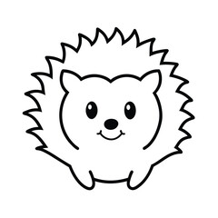 illustration of hedgehog
