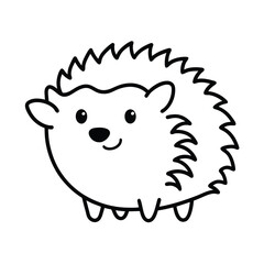 illustration of hedgehog