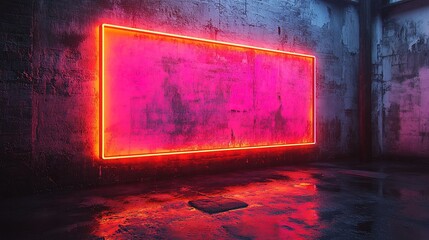 Neon Glow: Urban Abstract Art