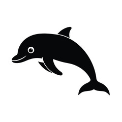 dolphin isolated on white background