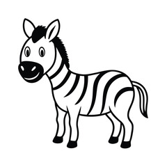 illustration of a zebra