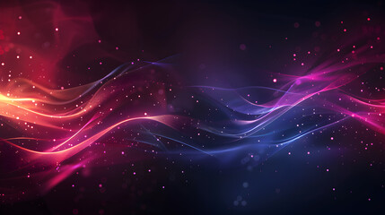 Fototapeta premium Abstract waves of color and light create a vibrant, dynamic background.