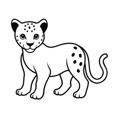 illustration of cartoon cat
