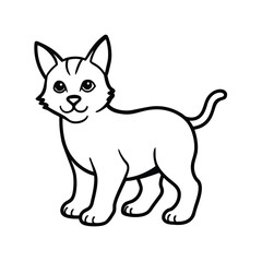 cat with a bow