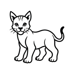 illustration of a cat