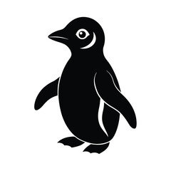 penguin cartoon isolated on white