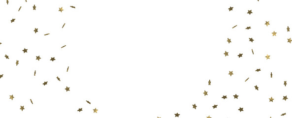 Fototapeta premium XMAS Stars - Festive christmas card. Isolated illustration white background. -