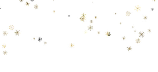 Snowflake Blizzard: Brilliant 3D Illustration Showcasing Descending Holiday Snowflakes