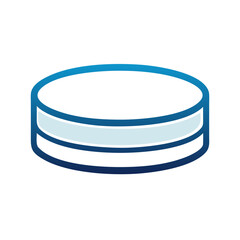 blue ribbon on white