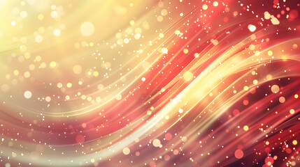 Obraz premium A vibrant abstract background with flowing lines and sparkling bokeh effects.