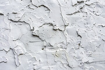 Obraz premium White wall with peeling paint. Abstract background and texture for design.