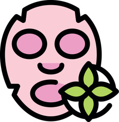 Cosmetic face mask promoting skin hydration and rejuvenation with natural ingredients